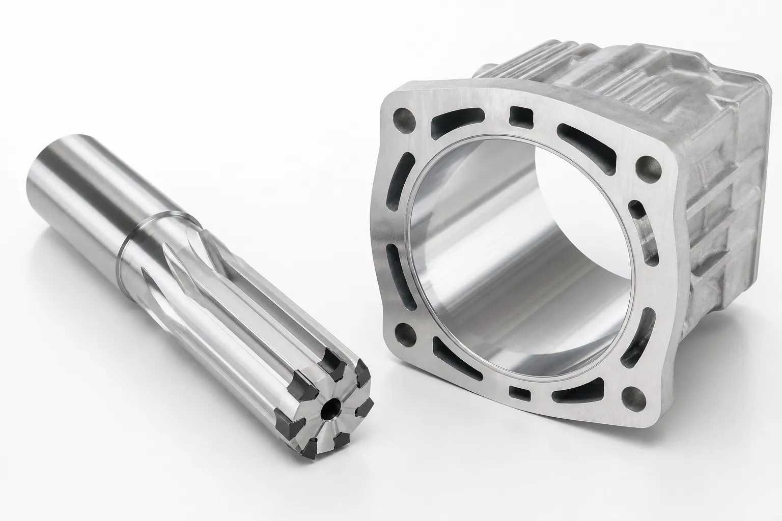 High-Silicon Aluminum PCD Reamer